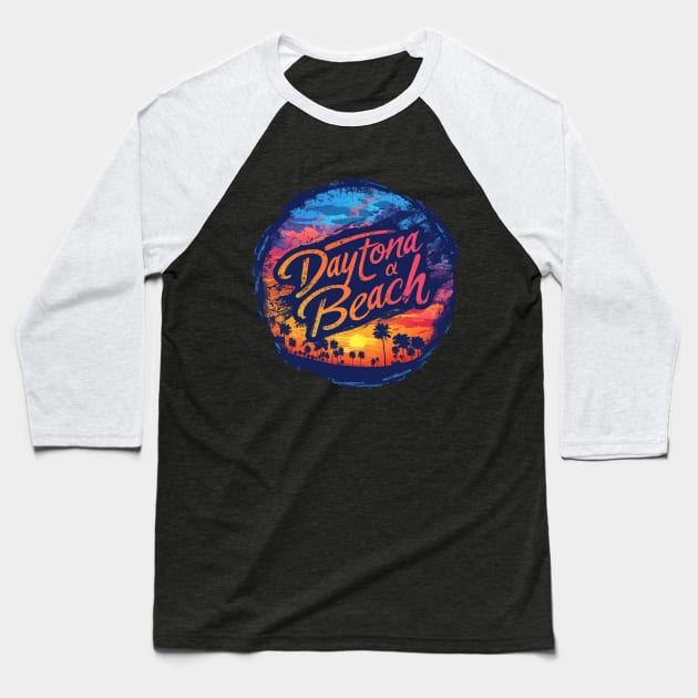 Daytona Beach Florida Baseball T-Shirt by VelvetRoom